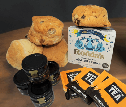 gluten free Cornish cream tea for two