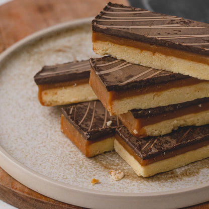 gluten free millionaires shortbread