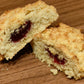 Coconut & Raspberry  Rock cake