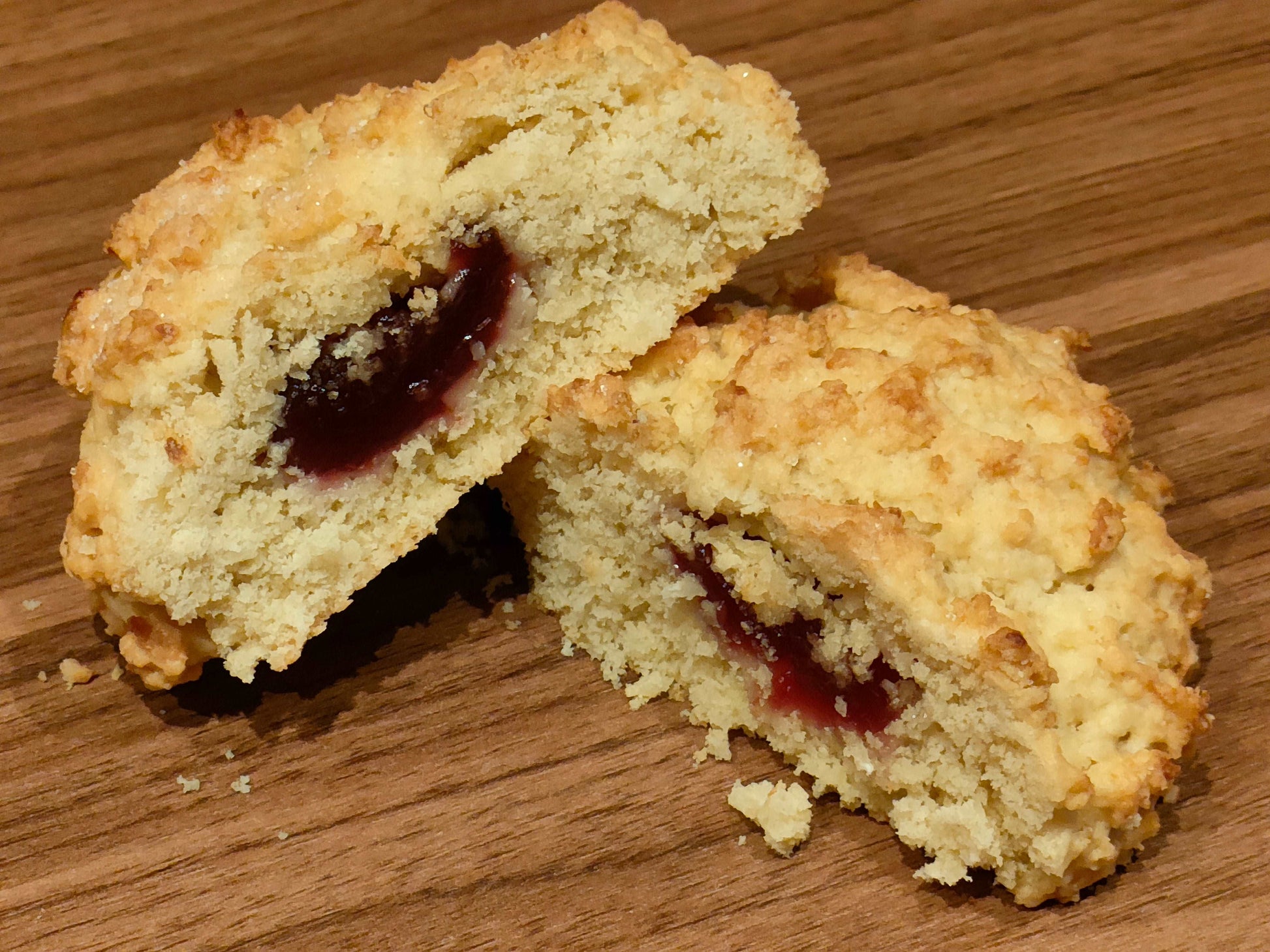 Coconut & Raspberry  Rock cake