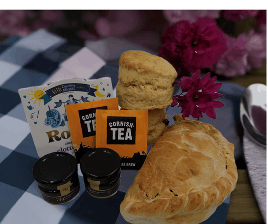 'Proper Job' for one - Cream tea with pasty