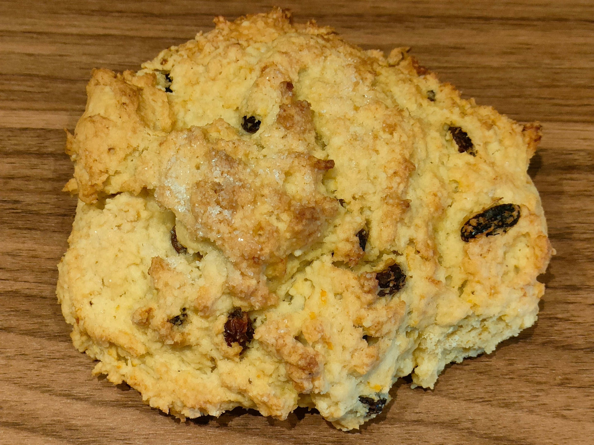 Orange and sultana rock cake